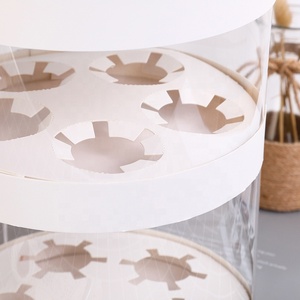 Hộp Bánh Sinh Nhật Deluxe, Trong Suốt, Dành Cho Bánh Cưới, Cửa Hàng Tráng Miệng - Product Image 4