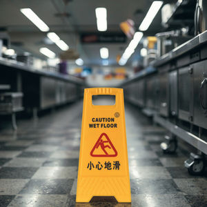 Panneau de sécurité en PP de 62cm de hauteur avec support Prix d'usine Multi-Language Optional <span class=keywords><strong>Dustin</strong></span> <span class=keywords><strong>Bin</strong></span> - Product Image 1