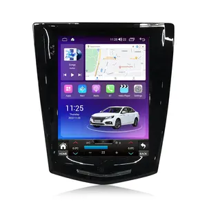 Android 13 9,7'' Autoradio Stereo IPS Bildschirm Carplay GPS Navigation WLAN FM AM RDS Spiegellink für Cadillac ATS ATSL XTS SRX CTS
