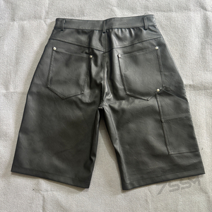Shorts in pelle da uomo, - Product Image 2