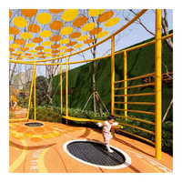 Trampoline interactif pour enfants en plein air, équipement de jeu pour aire de jeux, parc d'attractions, jouet de fitness