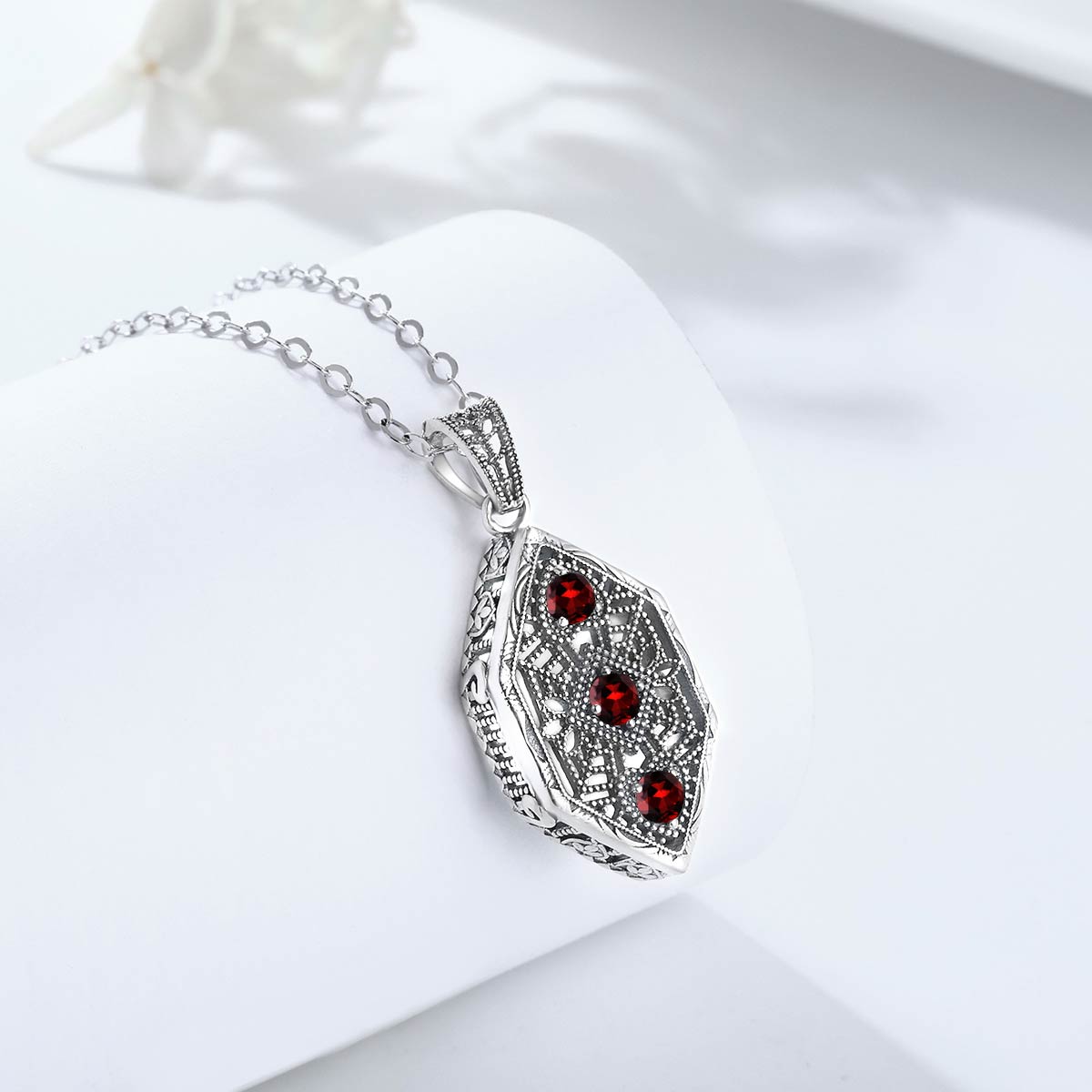 Chanel 925 Sterling Silver Vintage Jewelry Zircon Stone