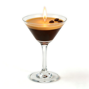 Cylindre de cire de soja artisanale premium, parfum café glacé américain, biodégradable et non toxique - Product Image 5