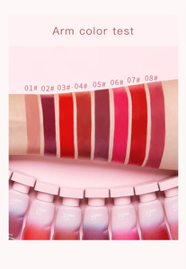 Vegan Waterproof Liquid Lipstick Long-Lasting Hydrating Non-Sticky <b>Lip</b> Color Custom Cosmetic High-Pigment Lipstick <b>lip</b> gloss - Product Image 3