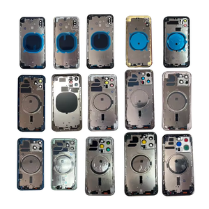Verre arrière avec grande ouverture pour caméra pour iPhone 8 SE X XS 11 12 13 14 Pro Max Mini, coque de batterie, panneau arrière en verre, boîtier - Product Image 1