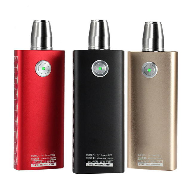 3 Color LED Flashlight for Gemstone Detector Multifunctional USB Rechargeable 365nm With Amber Jade UV Lights