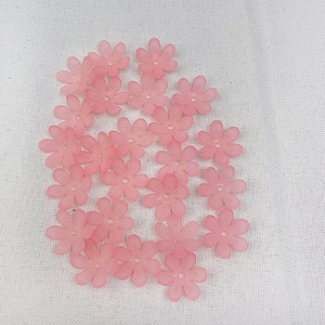 Aomiao's Mystery Acrylic Flower <b>Beads</b> Six Petal Frosted For Jewelry Making Bulk Loose <b>Beads</b> Material ABS <b>Plastic</b> Lucite - Product Image 3