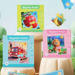 Libro <span class=keywords><strong>de</strong></span> Rompecabezas Magnéticos <span class=keywords><strong>de</strong></span> Madera <span class=keywords><strong>para</strong></span> Niños, con Temática <span class=keywords><strong>de</strong></span> Transporte, Frutas y Animales, Juguete Educativo Plano <span class=keywords><strong>para</strong></span> el Desarrollo Cerebral <span class=keywords><strong>de</strong></span> Niños Pequeños - Product Image 1