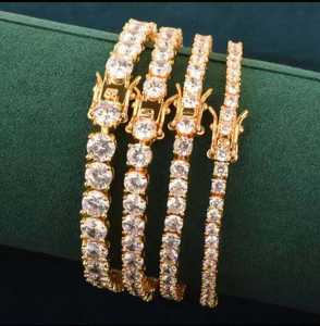 Premium 925 Sterling Silver Cuban Link Bracelet With Lab Grown Moissanite Diamond Smooth Shine Stylish Jewelry Gift - Product Image 4