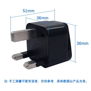 Trắng Đen 13A 250V phổ CN HK SG Travel Adapter AU UE Nhật Bản chúng tôi đến UK AC Power cắm chuyển đổi - Product Image 4