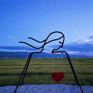 <span class=keywords><strong>Netflix</strong></span> fer mère balançoire extérieure créative extérieure suspendue balançoire jardin scénique Spot carte prendre des photos - Product Image 4