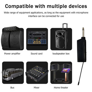 Huangyuan L-2 Uhf Rechargeable <b>Wireless</b> <b>Microphone</b> Pair For Karaoke And Stage Use - Product Image 2
