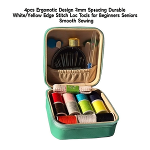 <b>Edge</b> Stitch Lock Tools 4pcs Set 3mm 4mm Spacing Ergonomic <b>Plastic</b> For Sewing Beginners Seniors - Product Image 1
