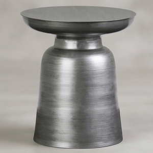 Vero Studio Modern Metal Coffee <b>Table</b> With Round Top Industrial Design Living Room Furniture Handmade Decorative <b>End</b> <b>Table</b> - Product Image 1