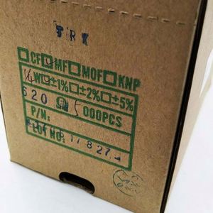 Manufacturer Direct MF1/4W-620ohm1% T52 1/4W Resistors Metal Film Resistors 620ohm 1% 1/4W - Product Image 1