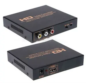 HDMI转换器AV/复合视频到CVBS + R/L HD转换器1080p