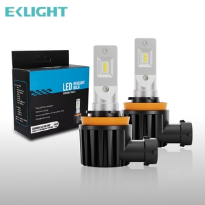 ไฟหน้ารถยนต์ EKLIGHT V10 PRO LED รุ่น H11 6000K 16W 4000 ลูเมน เทคโนโลยี <span class=keywords><strong>ADE</strong></span> กันน้ำระดับ IP68 ระบบระบายความร้อนด้วยลม 24V ตัวเรือนอะลูมิเนียม 6063 ใช้ได้กับรถยนต์ทั่วไป - Product Image 1