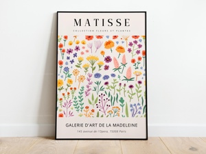 JIEKAIMatisse Gallery Wall Set de 3, <span class=keywords><strong>Matisse</strong></span> Prints, Flower Market Print, Flower Market Poster, Sage Green Wall Art - Product Image 4