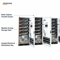 Armoire de stockage d'énergie à refroidissement liquide avec PCS, BMS, EMS pour système de contrôle de la qualité de l'énergie industrielle