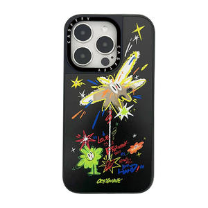 เค<span class=keywords><strong>ส</strong></span><span class=keywords><strong>โทรศัพท์</strong></span>กั<span class=keywords><strong>น</strong></span>กระแทกแบบกระจกเงา TPU ลายดอกไม้ไฟสุดหรูสำหรับ 14 Pro Max - Product Image 1