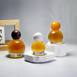 Flacone di Profumo in Vetro Trasparente a Forma di Sfera Personalizzato ABT, 30ml 50ml <span class=keywords><strong>75ml</strong></span>, con Tappo a Sfera - Product Image 2
