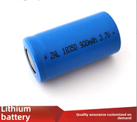 Batterie au lithium LiFePO4 tri-éléments WYYB 18350 900mAh 3.7V rechargeable 3000 cycles certifiée ROHS -20C 35C Batterie de puissance