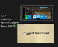 Genzo 6,5 pulgadas Windows 10 dispositivo móvil PDA resistente sistema de gestión de inventario de almacén con código de barras móvil pos de mano