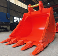 RSBM NM400 NM500 Baja Tahan Aus ZX360 Excavator Rock Bucket yang Diperkuat untuk Kondisi Ekstrem.
