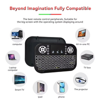 Nouveau clavier mini sans fil A8 I8 2025 avec rétroéclairage RGB, pavé tactile Air Mouse, télécommande USB 2.4GHz BT