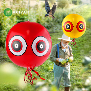 Gran oferta, repelente de pájaros, globo, susto, Ojos de <span class=keywords><strong>terror</strong></span> de plástico, repelente inflable, gorrión de Paloma - Product Image 4
