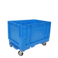 Grands conteneurs de stockage 150 litres – Caisse de transport industrielle robuste, empilable, en plastique, pour la logistique et le déménagement – Vente chaude