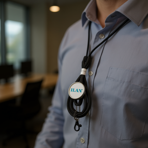 Cordón Personalizado Ilan de 45 cm con Clip para Tarjeta de Identificación, Accesorio Alberto, 8 Piezas - Product Image 2