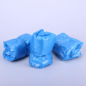 Couvre-chaussures jetables en plastique bleu anti-poussière couvre-pieds couvre-chaussures de protection antidérapants couvre-chaussures imperméables cpe - Product Image 3