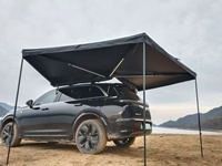 Auvent latéral de voiture personnalisé 2M/2.5M pour l'extérieur, en tissu Oxford, avec parois latérales à 270 degrés, utilisation quatre saisons, léger, protection UV