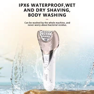 KEMEI Km7115 6 en 1, Aparato Personal Multifuncional para Mujer, Depilación, <span class=keywords><strong>Limpieza</strong></span> Facial, Masaje, Exfoliación - Product Image 4