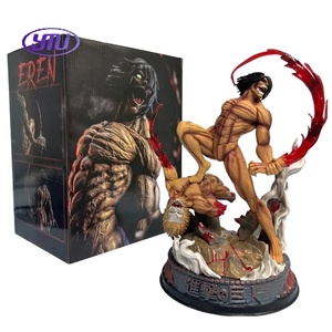 <span class=keywords><strong>Eren</strong></span> <span class=keywords><strong>yeager</strong></span> & Mikasa Ackerman ของเล่นโมเดลแอ็คชั่นทำจาก PVC 25ซม. สำหรับเด็กโมเดลการ์ตูนอนิเมะดีคอติทันฟิกเกอร์เยเกอร์ - Product Image 2