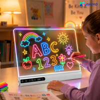 Tableau de dessin LED en acrylique populaire, vente directe usine, batterie 1000 mAh, double mode d'éclairage, respectueux des yeux