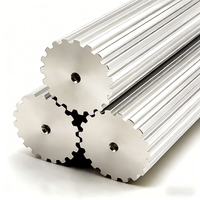 Piezas de Barra de Transmisión de Potencia de Aluminio/Acero Inoxidable Tipo Diente T2.5 T5 T10 Personalizadas en Existencia