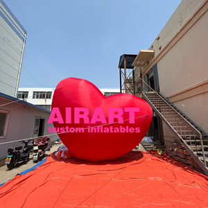 Grand ballon gonflable en forme de cœur d'amour, couleur personnalisée, ballon gonflable en forme de cœur d'amour géant, cœur d'amour rouge gonflable - Product Image 6