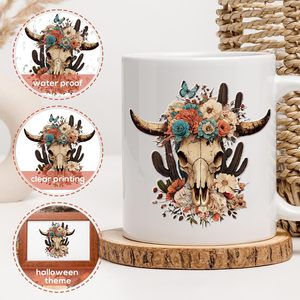 Transferts thermocollants personnalisés pour l'artisanat, UV DTF, pour enveloppes de tasses de 16 OZ, motifs Western <span class=keywords><strong>Cowboy</strong></span>, autocollants de transfert pour verre - Product Image 3