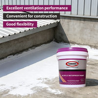 Vente directe d'usine - Revêtement imperméable en polymère acrylique pour murs extérieurs - Revêtement flexible pour sols et surfaces murales