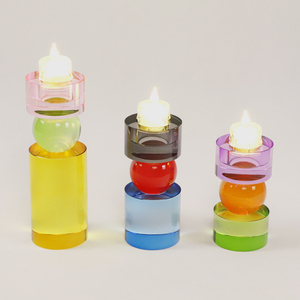 <span class=keywords><strong>Elegante</strong></span> cristal al por mayor barato estrella de cristal figura luz portavelas decoración creativa para la decoración del hogar - Product Image 4