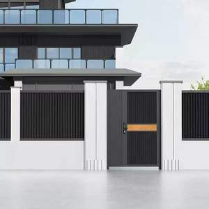 Puerta Automática Eléctrica de Aluminio Plegable Gris de Alta Calidad en Oferta - Product Image 2