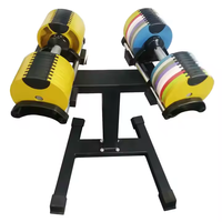 Support de Rangement et Présentoir pour Haltères Ajustables en Fer, Prix Usine OEM, Circulaire, Non Pliable, pour Usage Domestique et Commercial