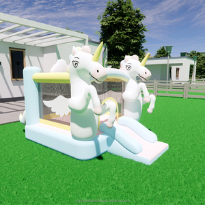 Castello Gonfiabile per Bambini; Parco Giochi Gonfiabile con Scivolo, Adatto per Riunioni Familiari. - Product Image 3