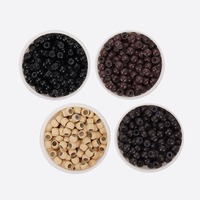 Manik-Manik Nano Micro Link Grosir 2.5mm 2.9mm 4.0mm Cincin Nano Tembaga untuk Ekstensi Rambut
