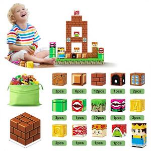 Jeu de construction magnétique intelligent pour enfants de 5 à 7 ans, unisexe, avec briques magnétiques et blocs de construction magnétiques - Product Image 1