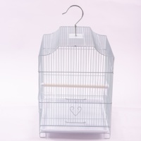 Cage à oiseaux pliable galvanisée pour attraper les pigeons sauvages de manière humaine avec entrée à sens unique pour attraper les pigeons et colombes dans des cages