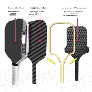 Vợt cầu lông pickleball sợi carbon T700 cho Jola, bộ đầy đủ, ép nóng 16mm, đầu vợt thế hệ 4, chuyên nghiệp, cấp độ thi đấu - Product Image 3