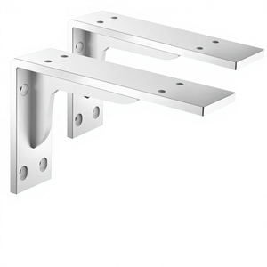 Soporte Triangular de Acero Inoxidable Reforzado, Herraje de Soporte para Tablero Superior de Pared, Soporte Fijo de Carga - Product Image 1